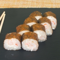 Ролл с креветкой